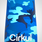 Cirkul Chill Sleeve for Plastic & Squeeze Bottles - Blue Camouflage Accessories