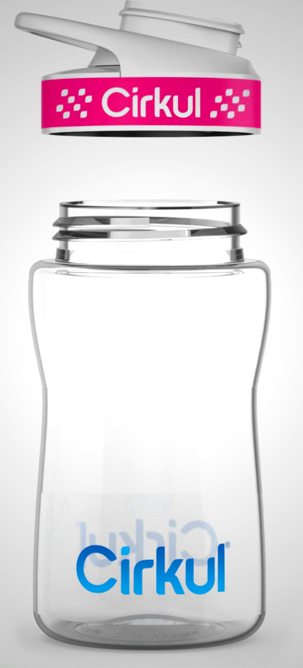 Cirkul 12oz Plastic Shopping - Garrafa Rosa