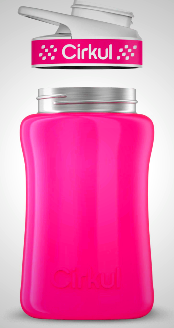 Cirkul 12oz Stainless Steel Brasil Online - Garrafa Rosa