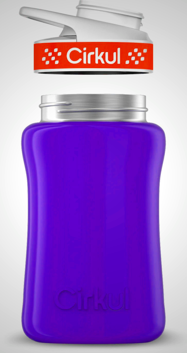 Cirkul 12oz Stainless Steel Brasil Loja Online - Garrafa Roxo